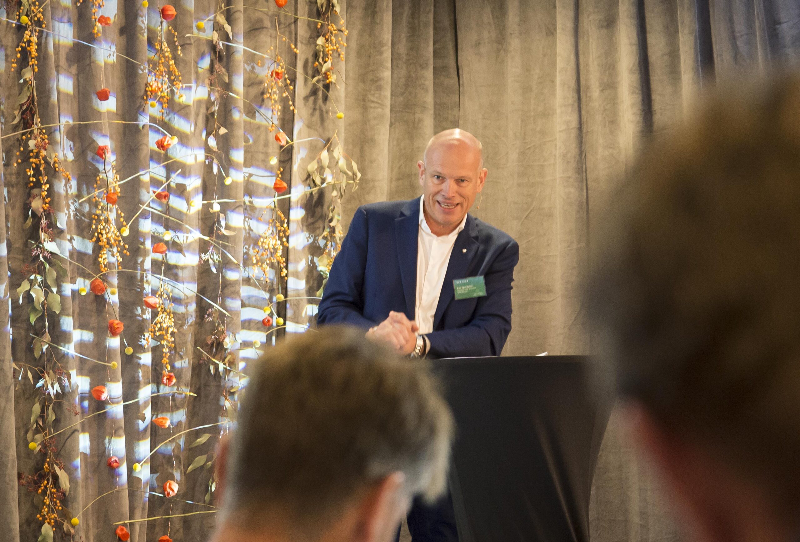 Arne Sigve Nylund (Equinor) sier god sikkerhet skyldes et målrettet arbeid. Foto: Atle Espen Helgesen