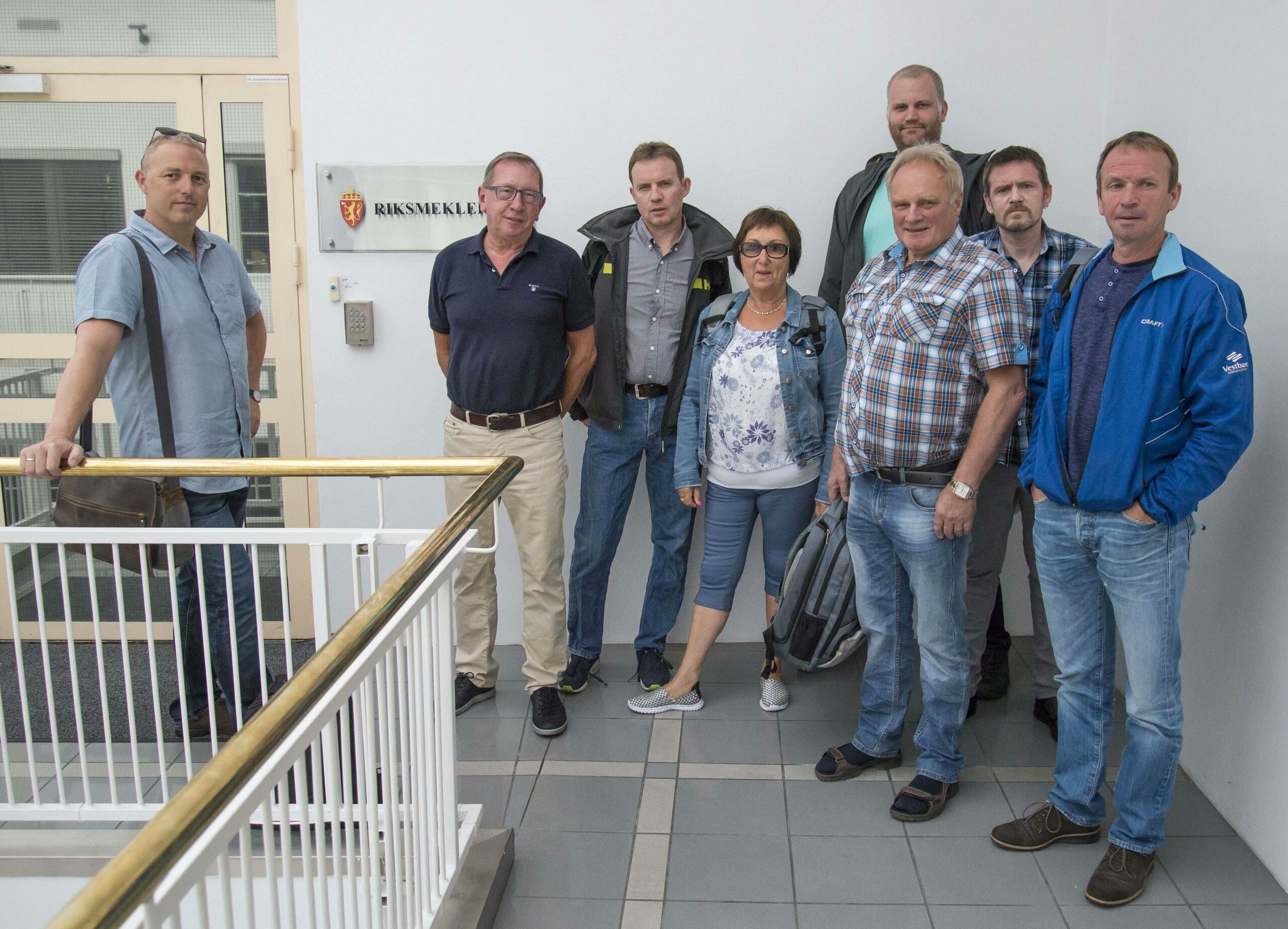Forhandlingsutvalget for landbaser. Foto: Atle Espen Helgesen