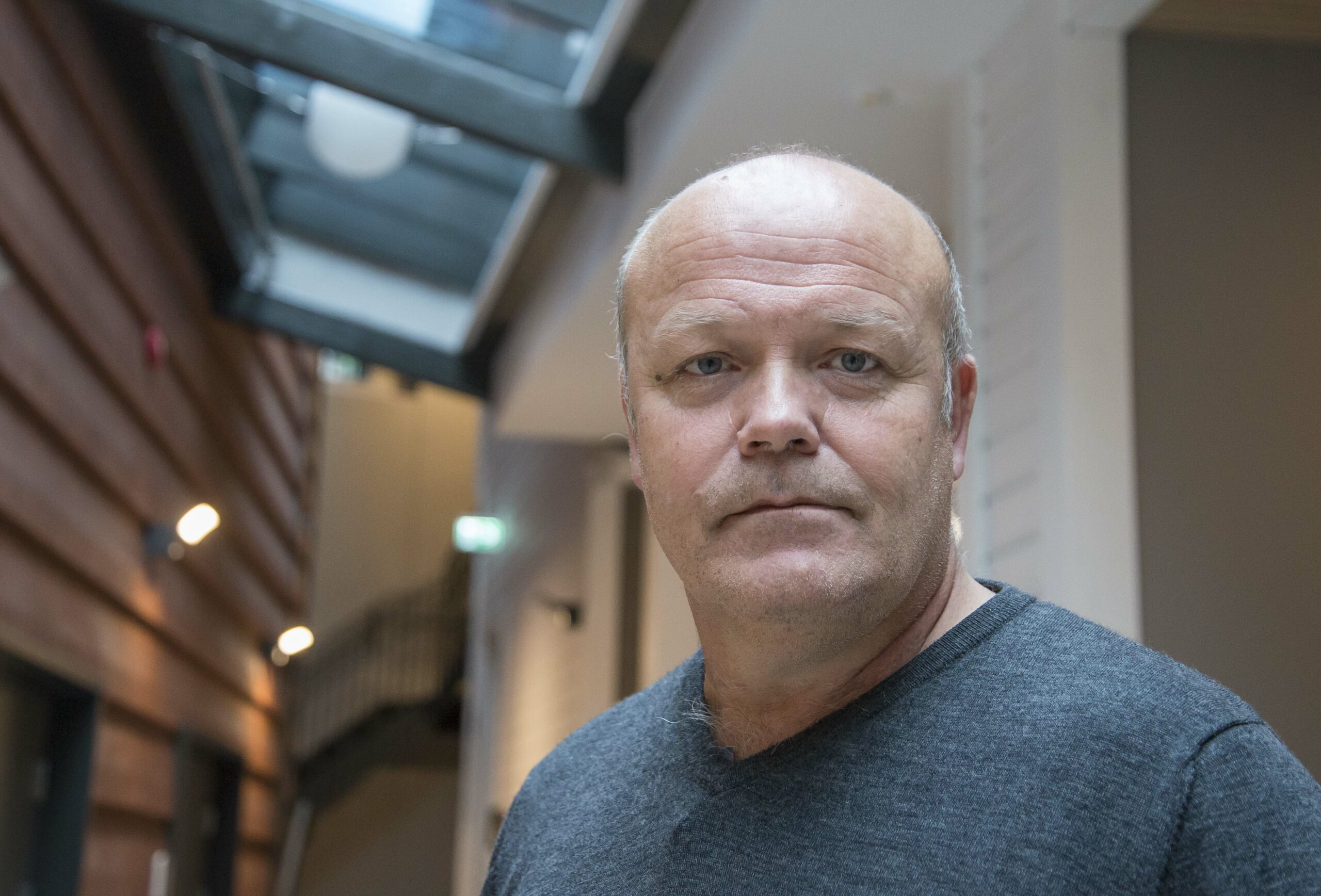 Per Holstein, klubbleder i ESS, aksepterer ikke at bedriften vil bryte ansiennitetsprinsippet. Foto: Atle Espen Helgesen