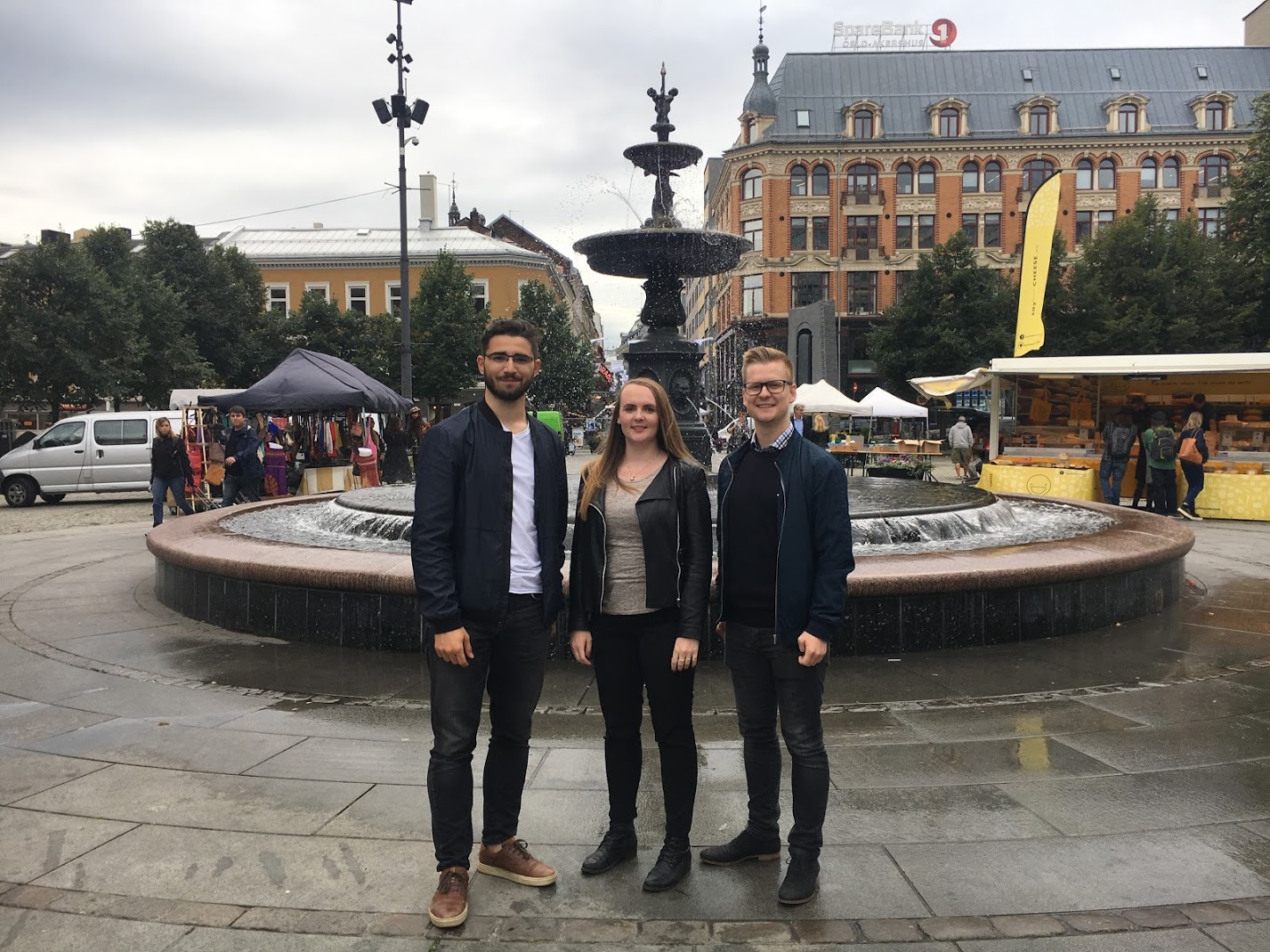 Det er viktig at unge stemmer ved Stortingsvalet, meiner Michal Jan Warecki, Maren Marie Wilhelmsen og Lars Svendssen.