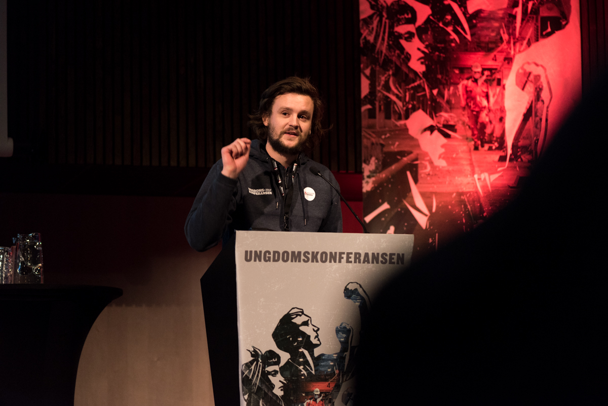 Karl Ruben Gaasø er ny leder i Industri Energis ungdomsutvalg. Foto: Marie N. Helgesen