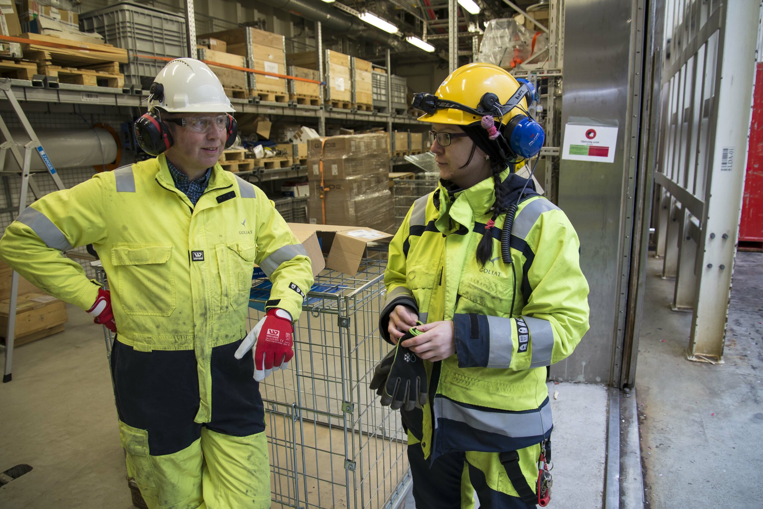 Også Inger Helene Lindheim (th) fra Porsgrunn har fått fast ansettelse med hjelp fra Industri Energi. Foto: Atle Espen Helgesen