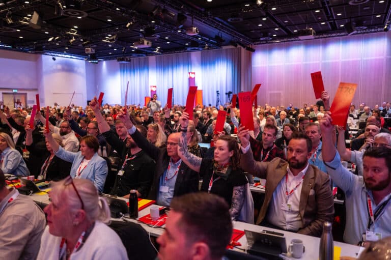 Stemte mot partistøtte under LO-kongressen