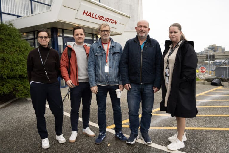 Møtte fortvilte, oppsagte medlemmer i Halliburton