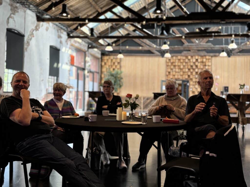 Pensjonistsamling i Halden. Foto: Tone Thon