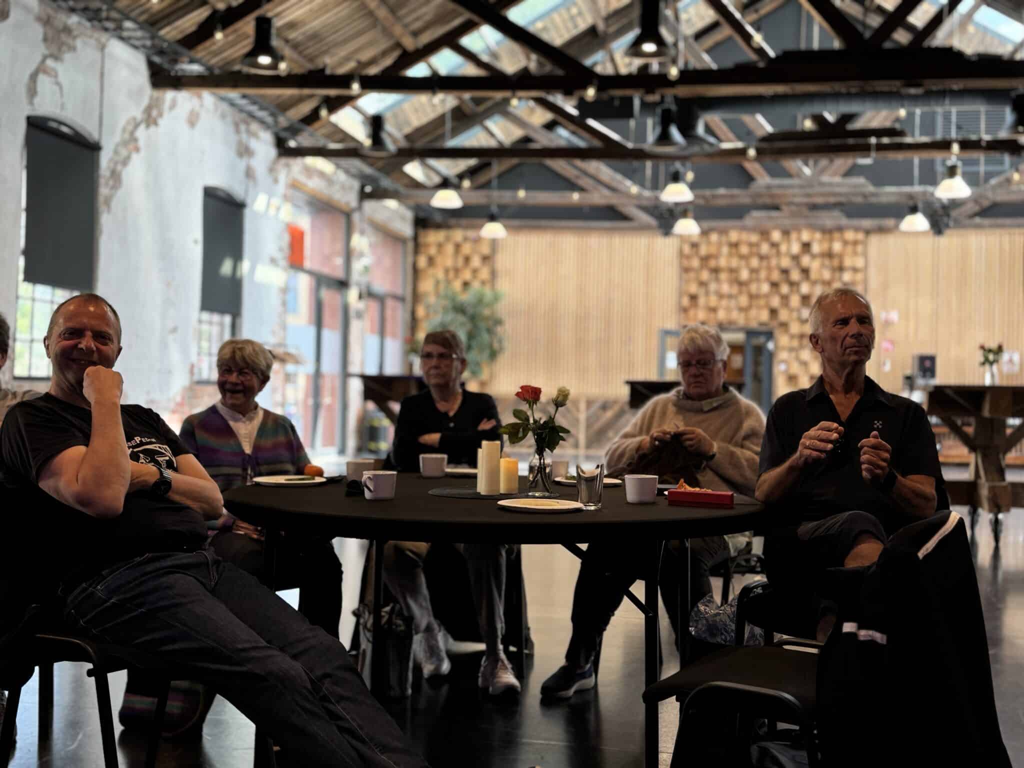 Pensjonistsamling i Halden. Foto: Tone Thon