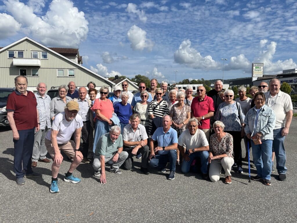 Pensjonist gruppe til avdeling 92 Sarpsborg på friluftstur. Foto: Øivind Klemetsen