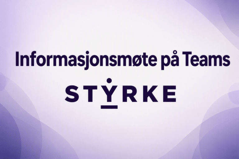 Åpent informasjons møte